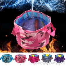 Bangcool Collapsible Bucket Compact Folding Water Container for Camping Hiking & Travelling